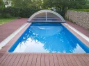 WPC terasová prkna - realizace u bazénu