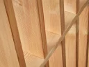 Detail dřevěné výplně vchodové stříšky Guttavordach BS Timber-Line