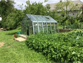 Zahradní skleník Gardentec Glass PROFI VL 300