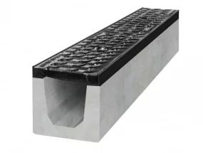 Betonový žlab C250 s litinovou mříží