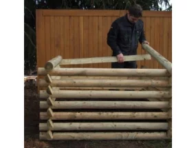 Dřevěný kompostér Profi