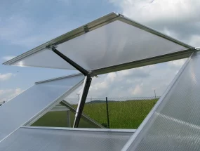 Větrací okno pro skleník Gardentec F
