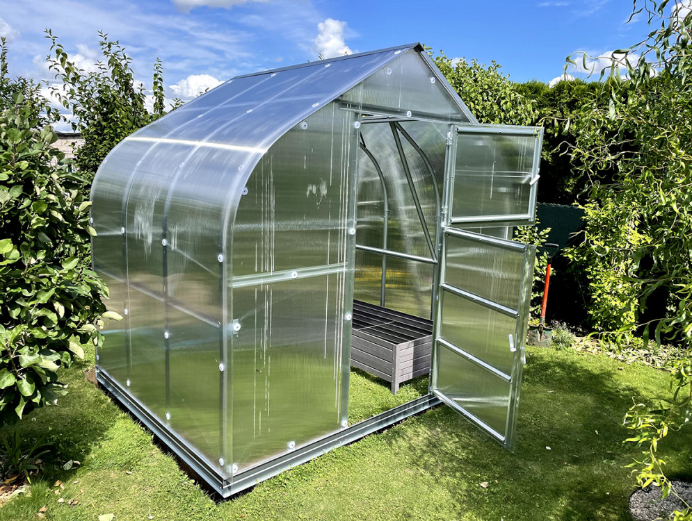 Zahradní skleník Gardentec Standard a vyvýšený záhon